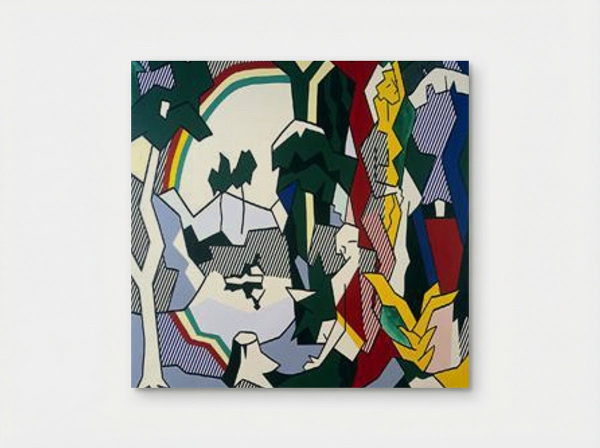 Landscape with Figures and Rainbow - Roy Lichtenstein - Poster