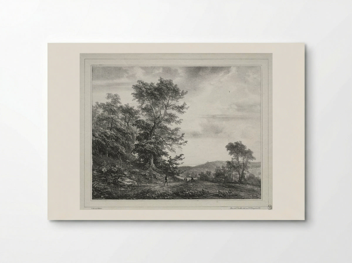 Landscape with Figures - Théodore Gudin - Poster