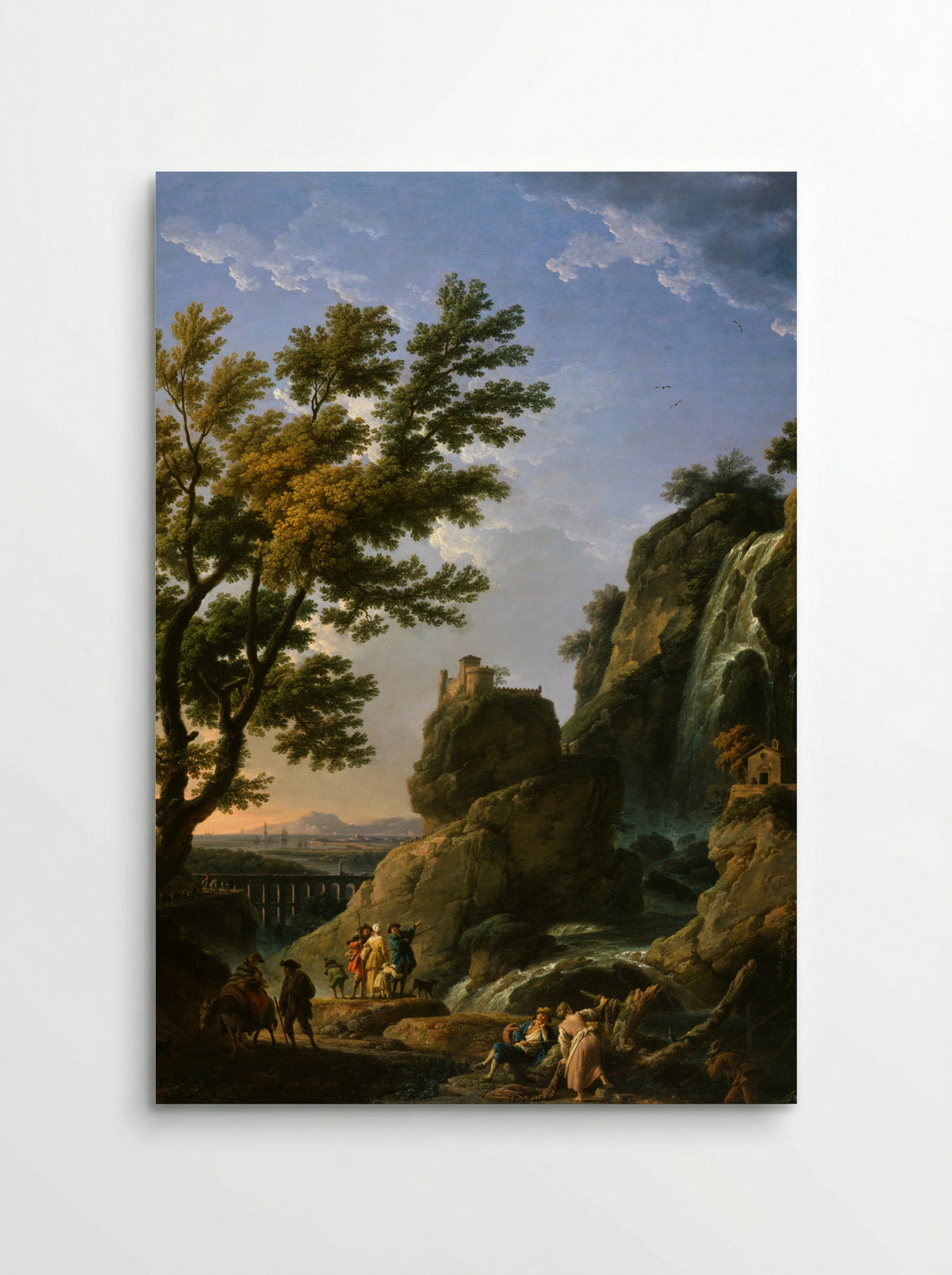 Landscape with Figures - Claude-Joseph Vernet - Poster