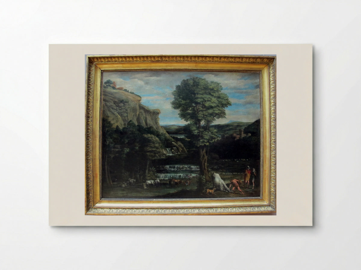 Landscape with Hercules and Acheloüs - Domenichino - Poster