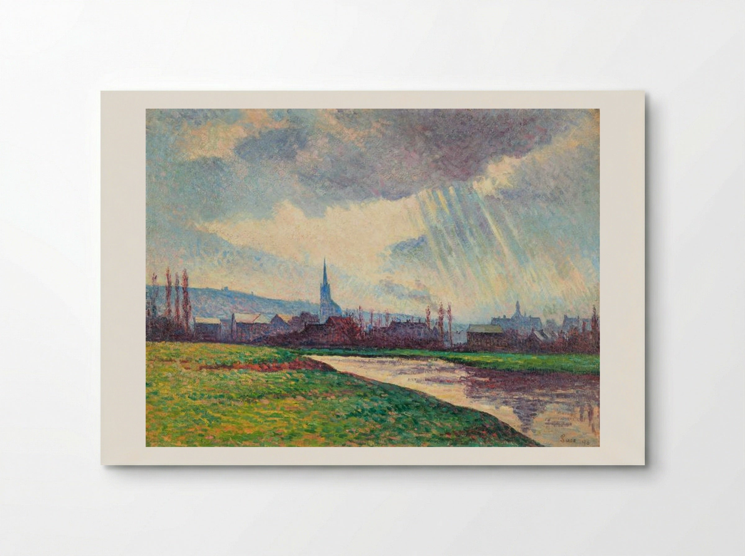 Landscape with River - Maximilien Luce - Poster