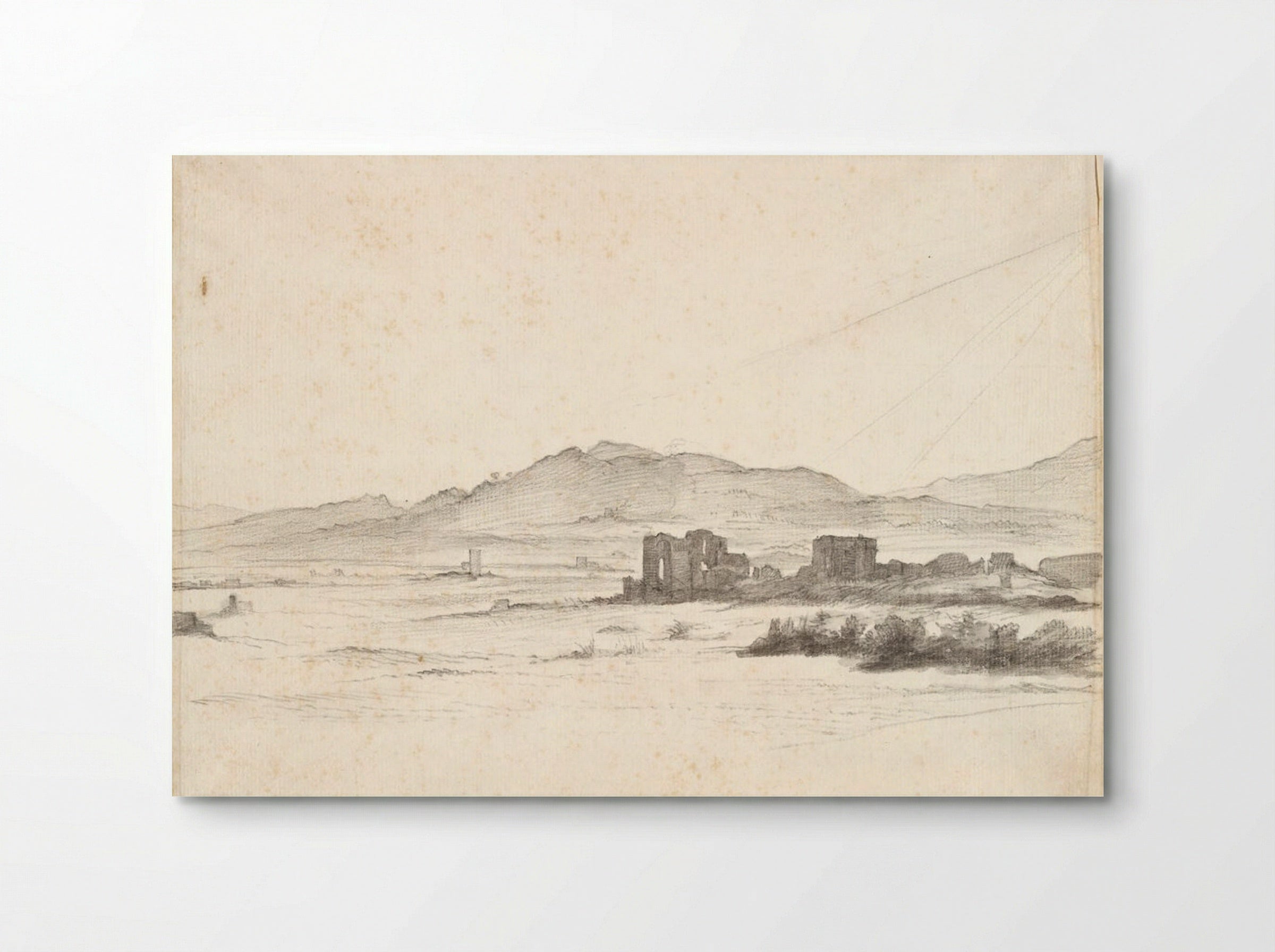 Landscape with Ruins - Claude Lorrain - Poster