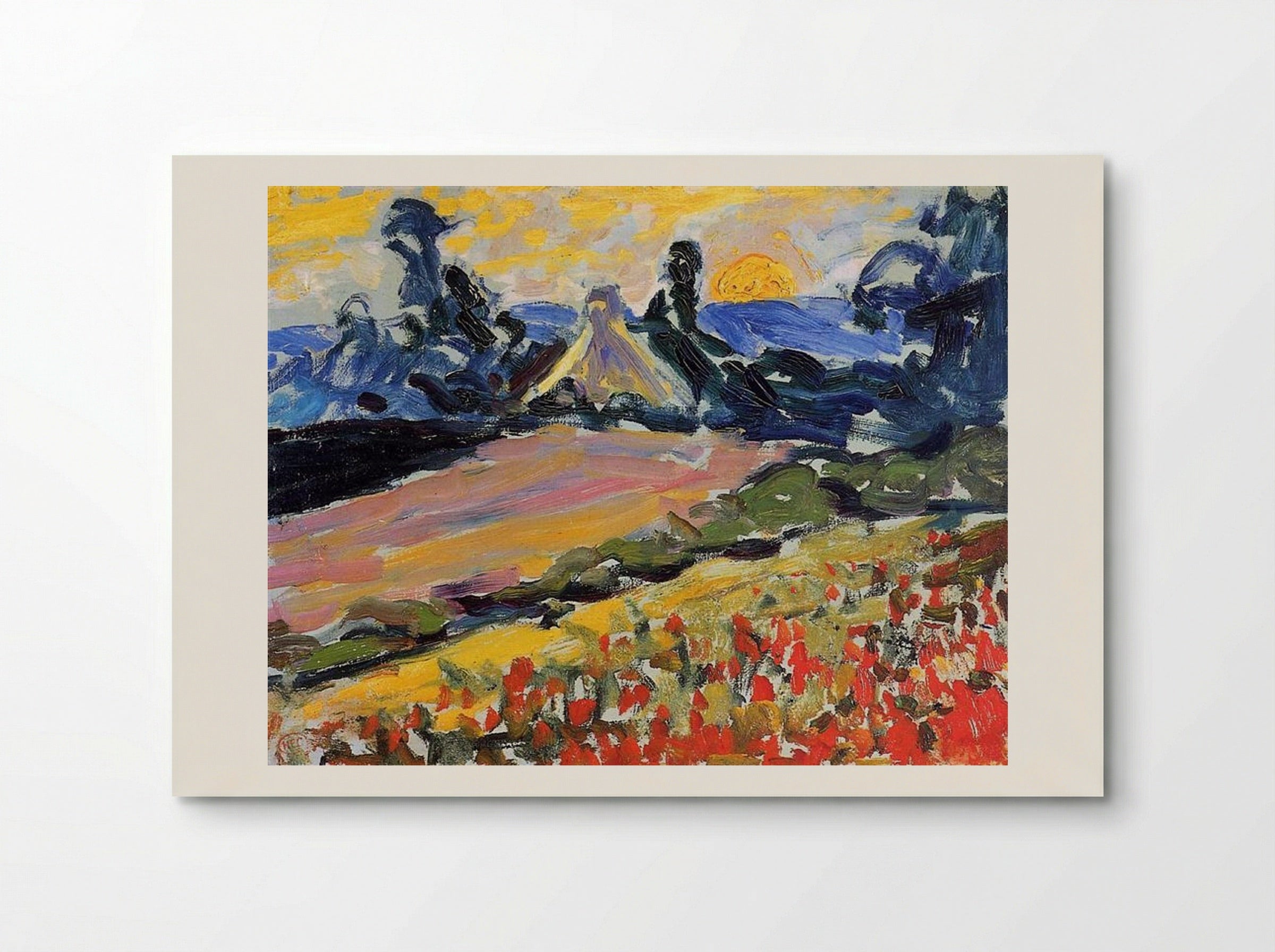 Landscape with Sunset - Henri-Edmond Cross - Poster