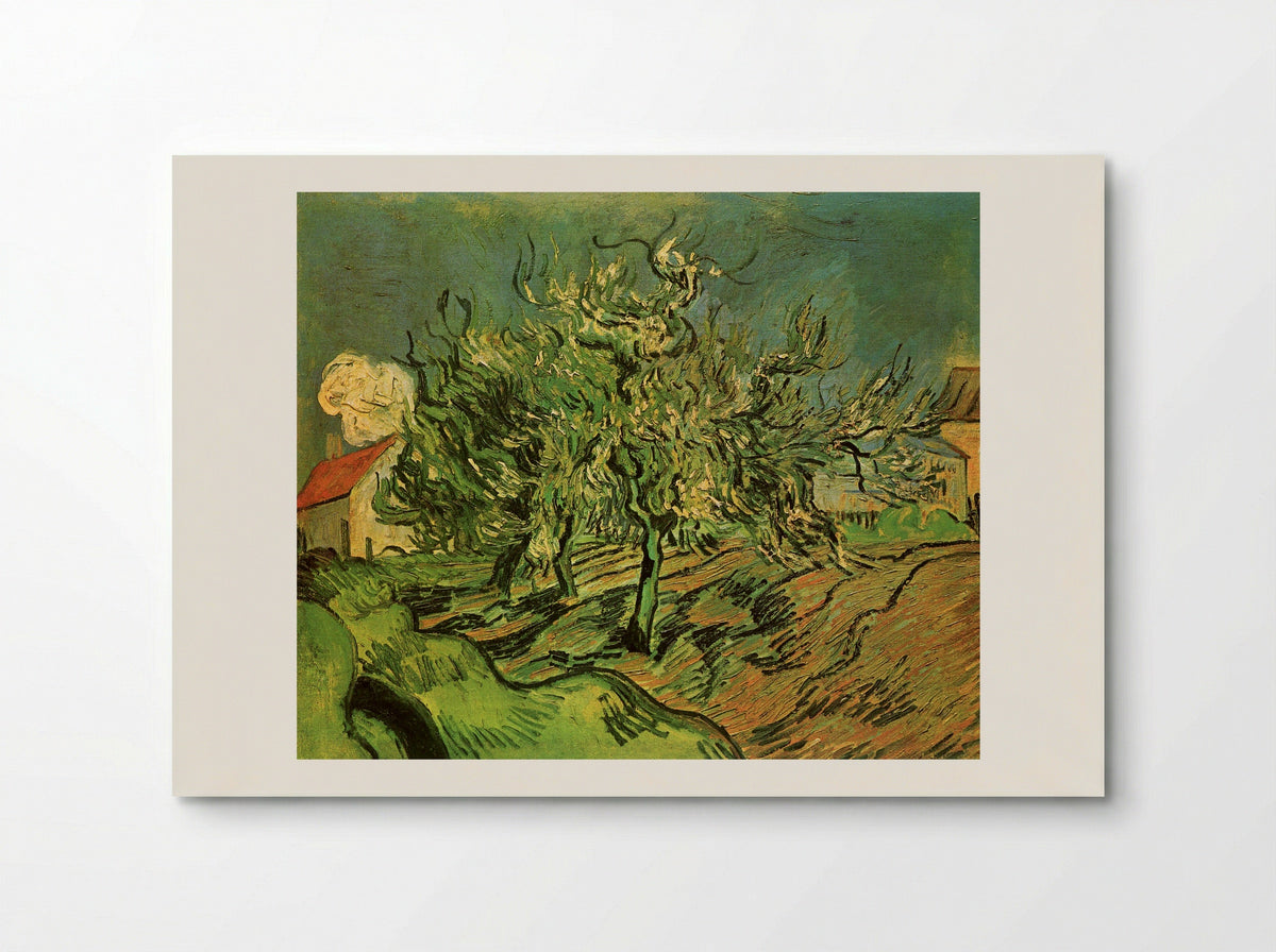 Landscape with Three Trees and a House - Vincent van Gogh - Poster