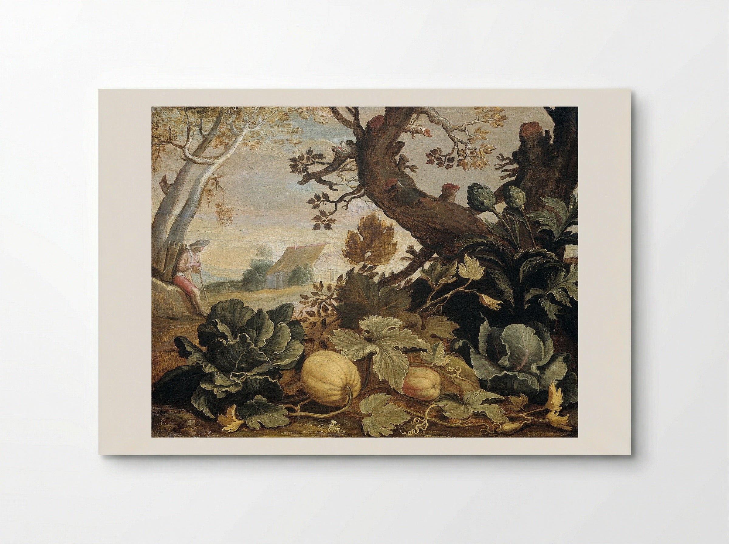 Landscape with Vegetables and Fruit in the Foreground - Abraham Bloemaert - Poster