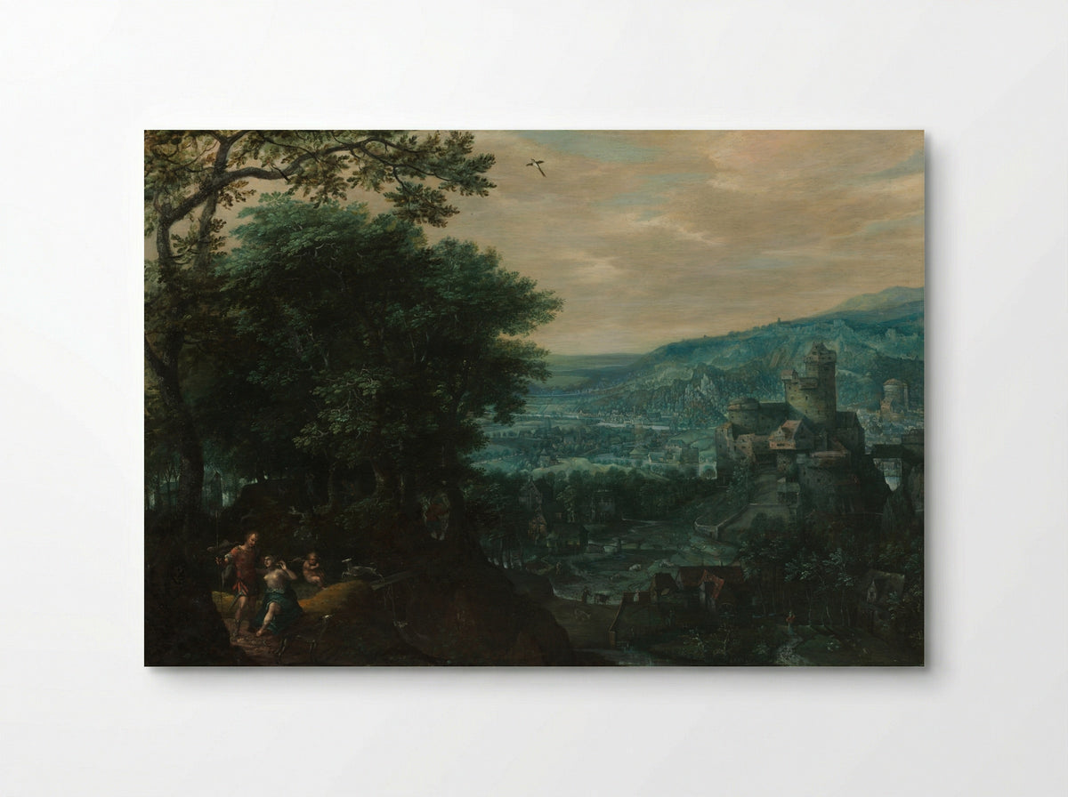 Landscape with Venus and Adonis - Gillis van Coninxloo - Poster