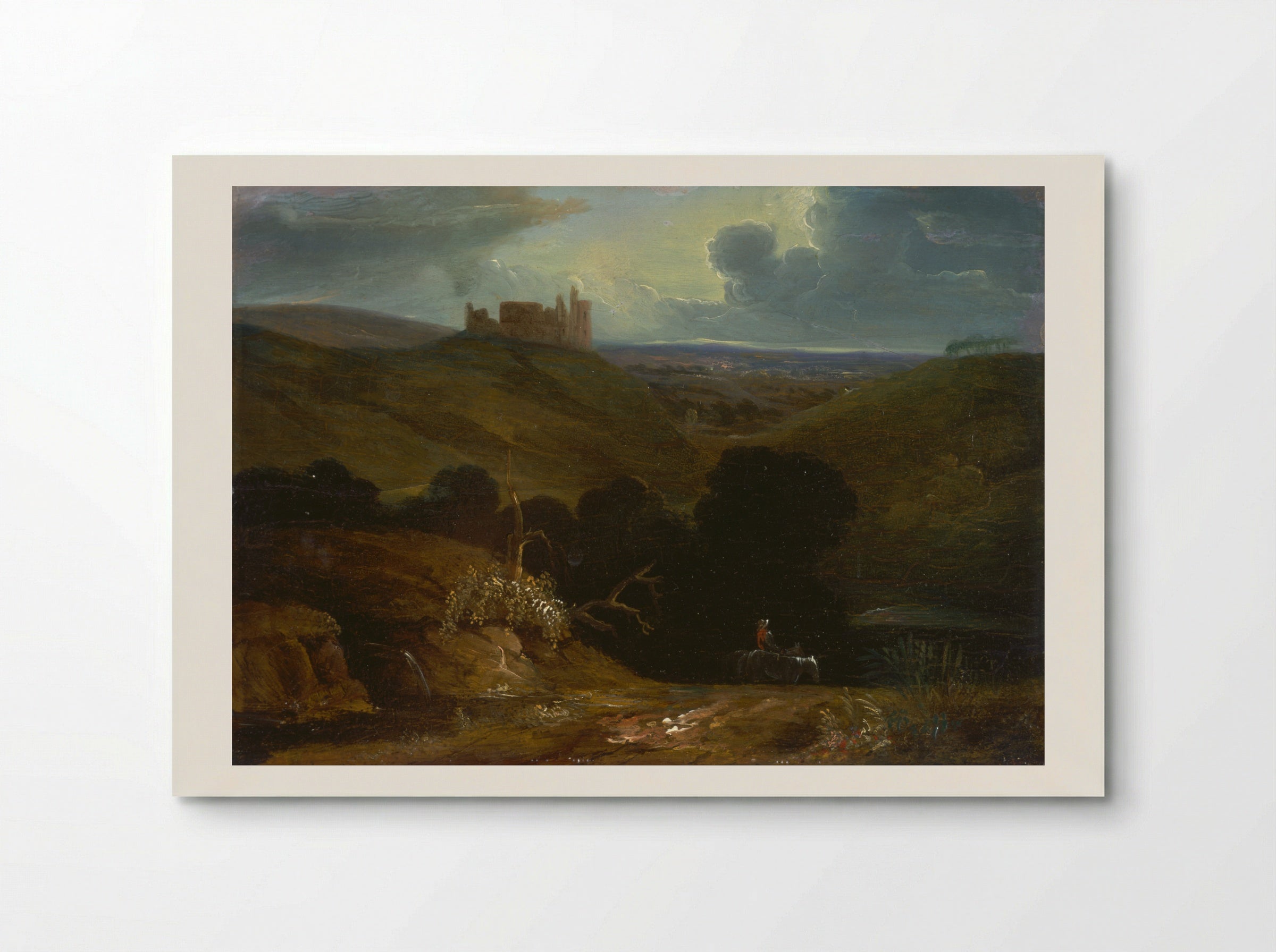 Landscape with a Castle - John Martin - Poster