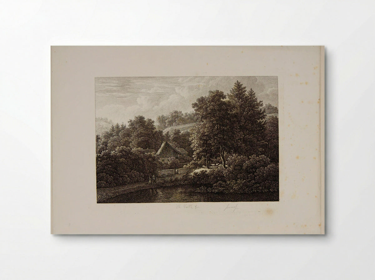 Landscape with a Cottage - Johann Philipp Veith - Poster