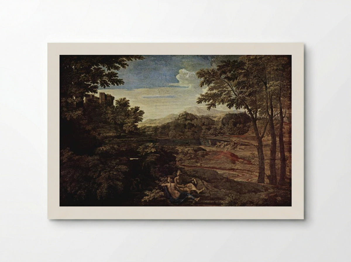 Landscape with a Man Killed by a Snake - Nicolas Poussin - Poster