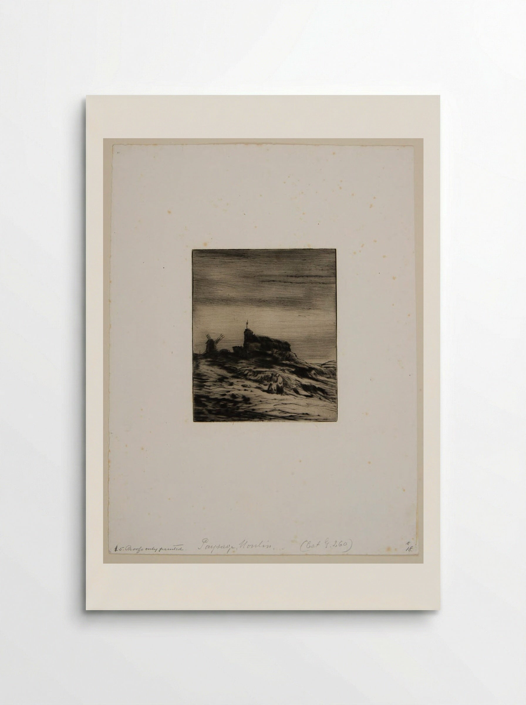 Landscape with a Mill - Charles-Émile Jacque - Poster