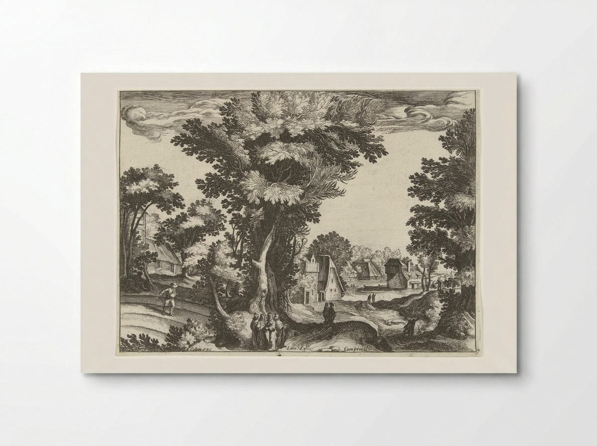 Landscape with the Parable of the Sower - Simon Frisius - Poster