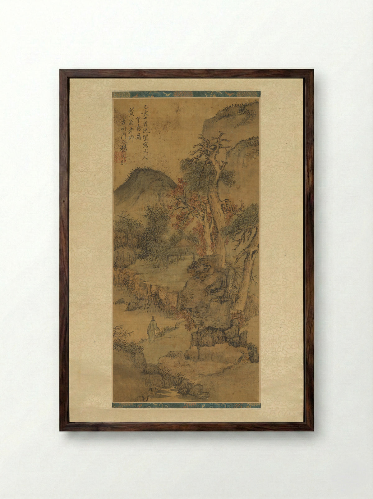 Landscape - Yang Wencong - Framed Print Dark Wood