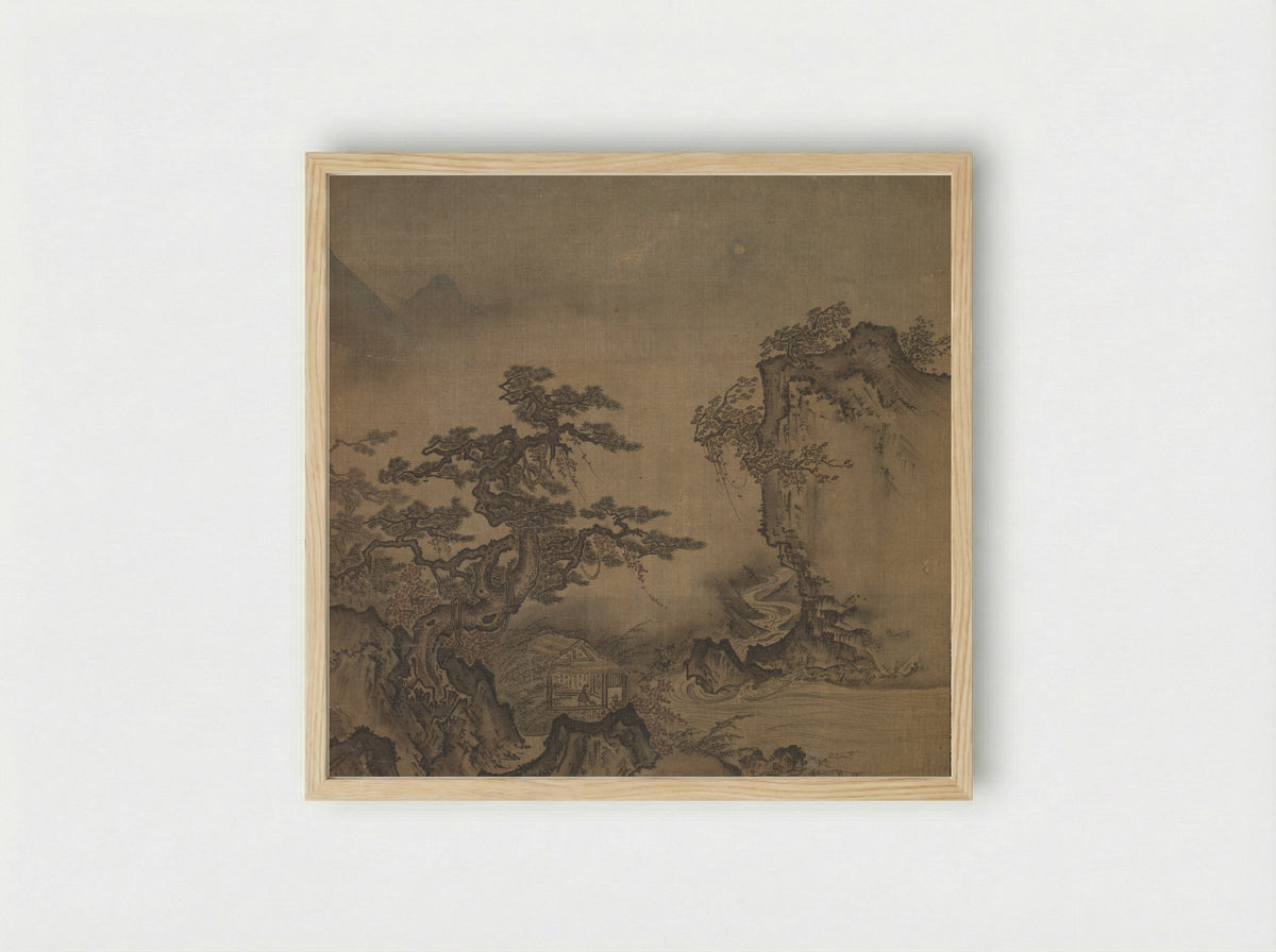 Landscape - Ishō Tokugan - Framed Print Wood