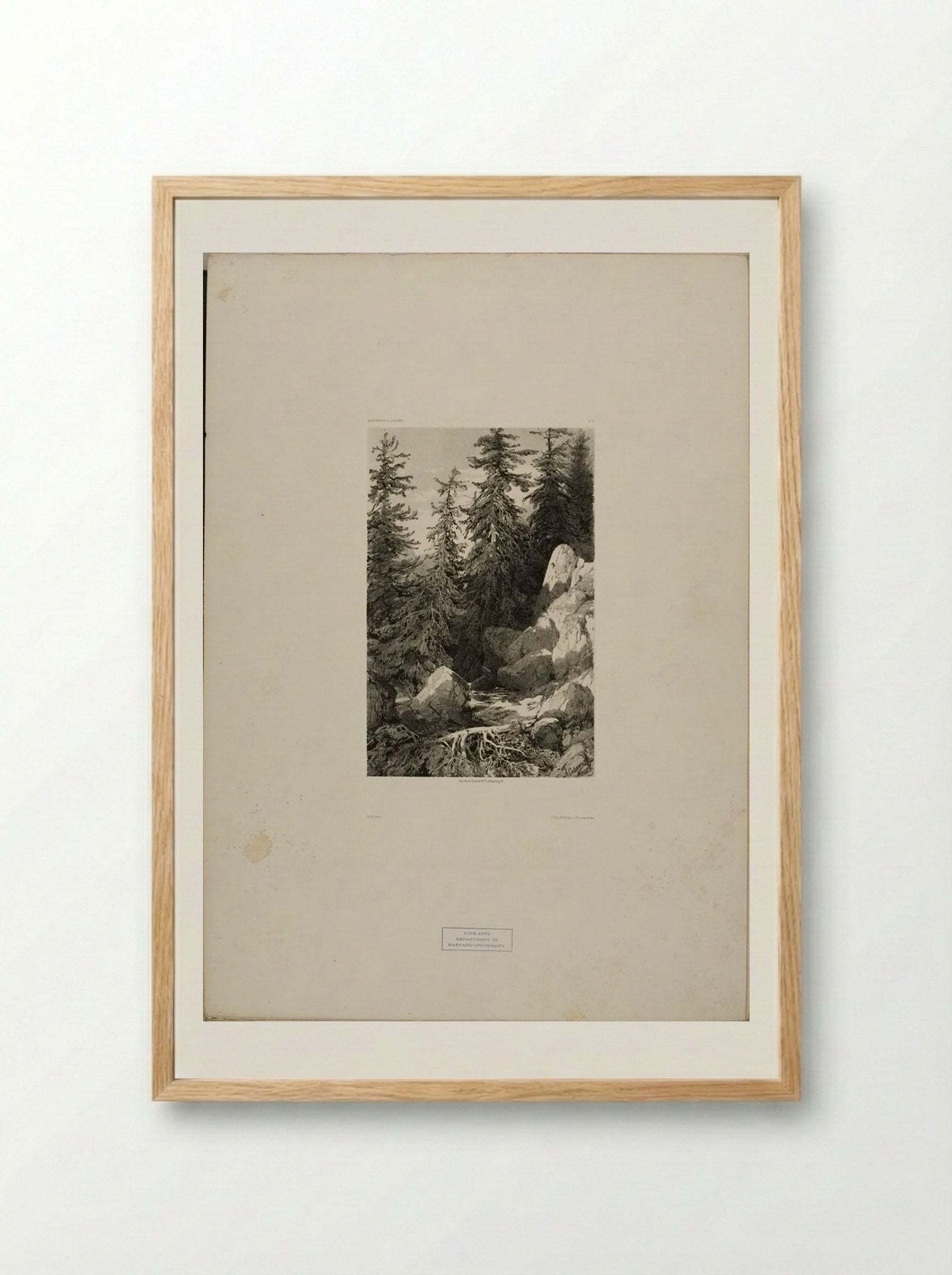 Landscapes Number 2 - Alexandre Calame - Framed Print Wood