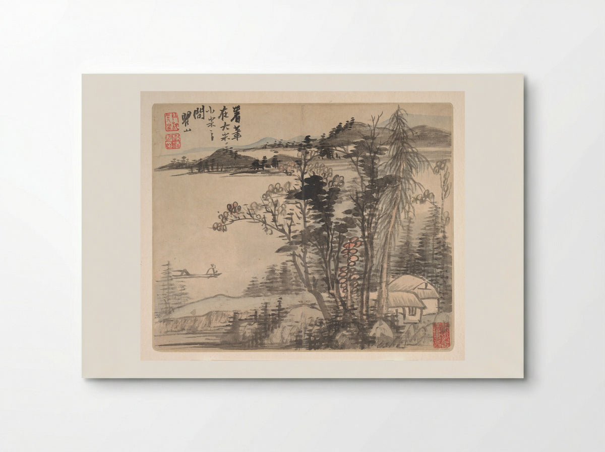 Landscapes after Ancient Masters - Mei Qing - Poster