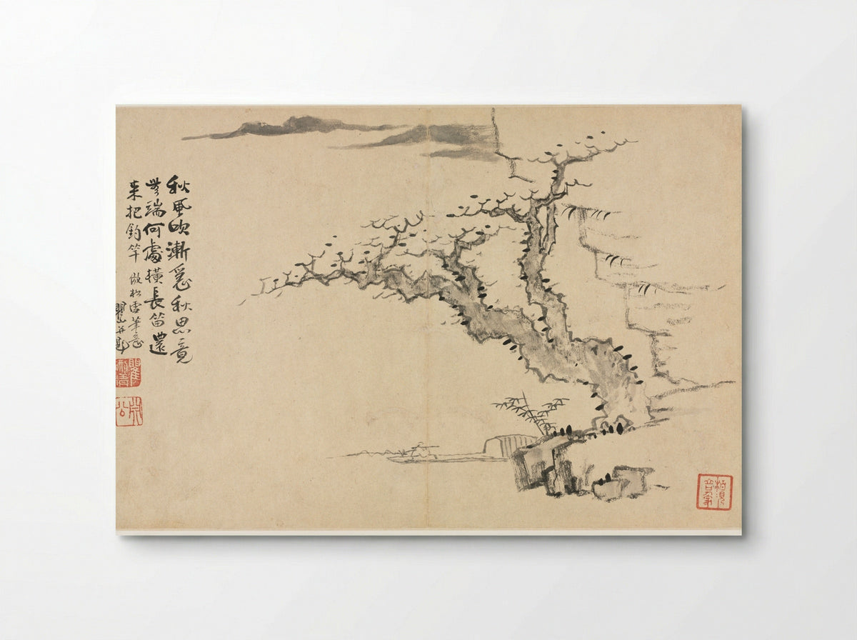 Landscapes in Various Styles after Old Masters - Mei Qing - Poster