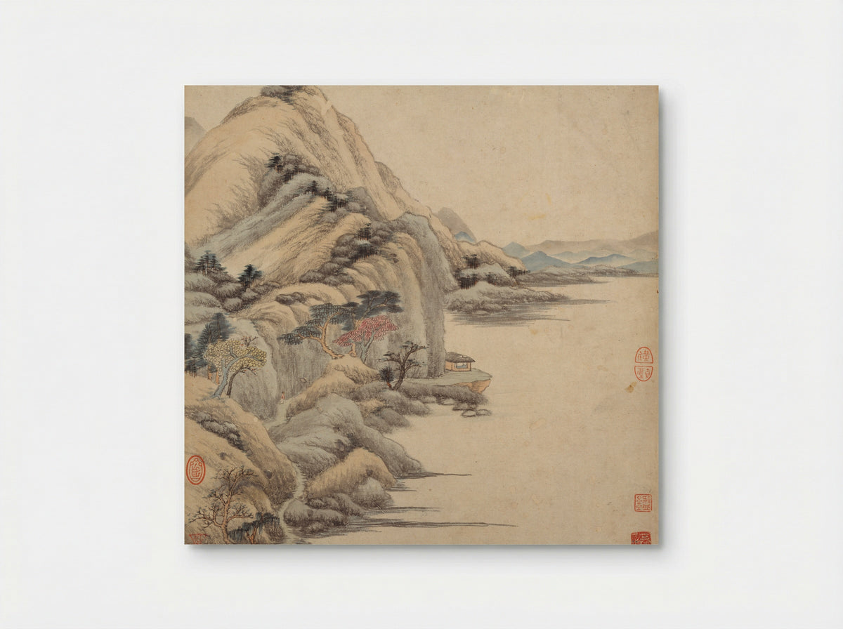 Landscapes in the styles of ancient masters - Wang Jian - Poster