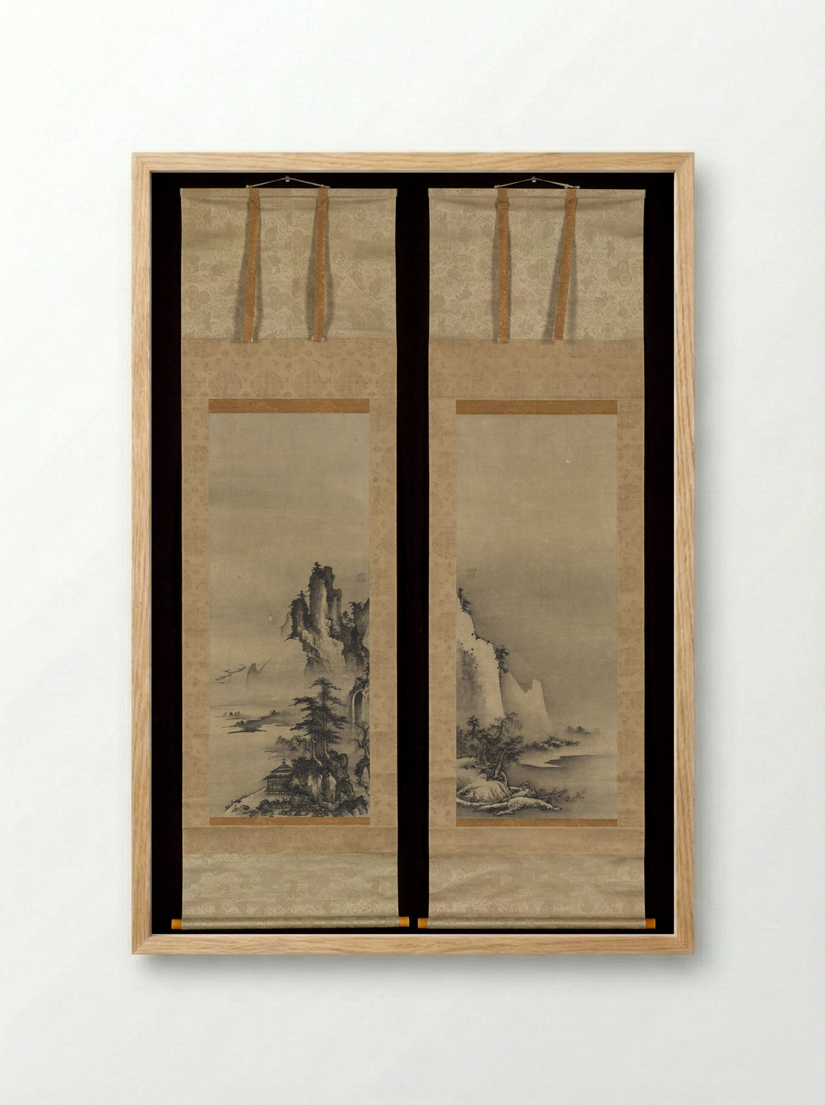Landscapes of Autumn and Winter - Tenshō Shūbun - Framed Print Wood