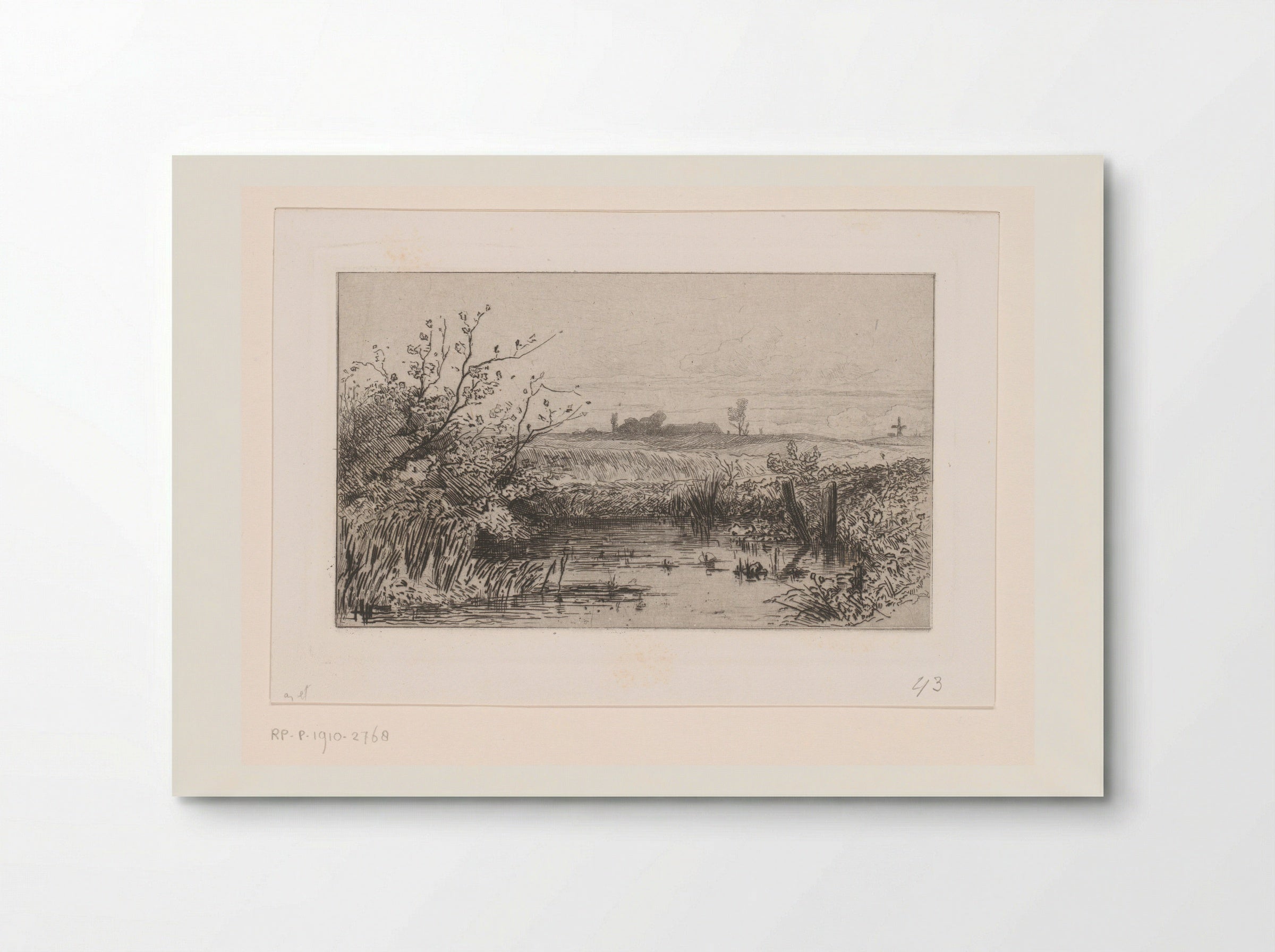 Landschap bij Kalmthout - Carel Nicolaas Storm van 's-Gravesande - Poster