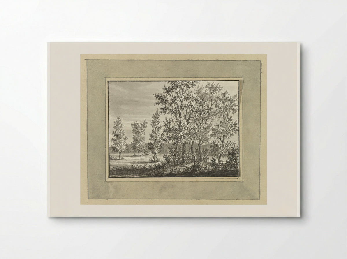 Landschap bij Nassau Usinge - Ernst Willem Jan Bagelaar - Poster