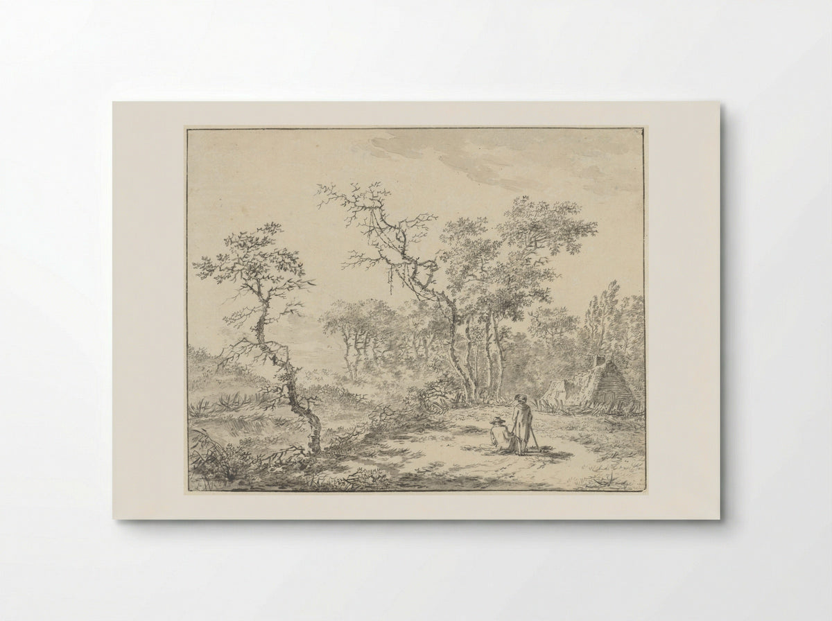 Landschap buiten Haarlem bij Bloemendaal - Steven Goblé - Poster