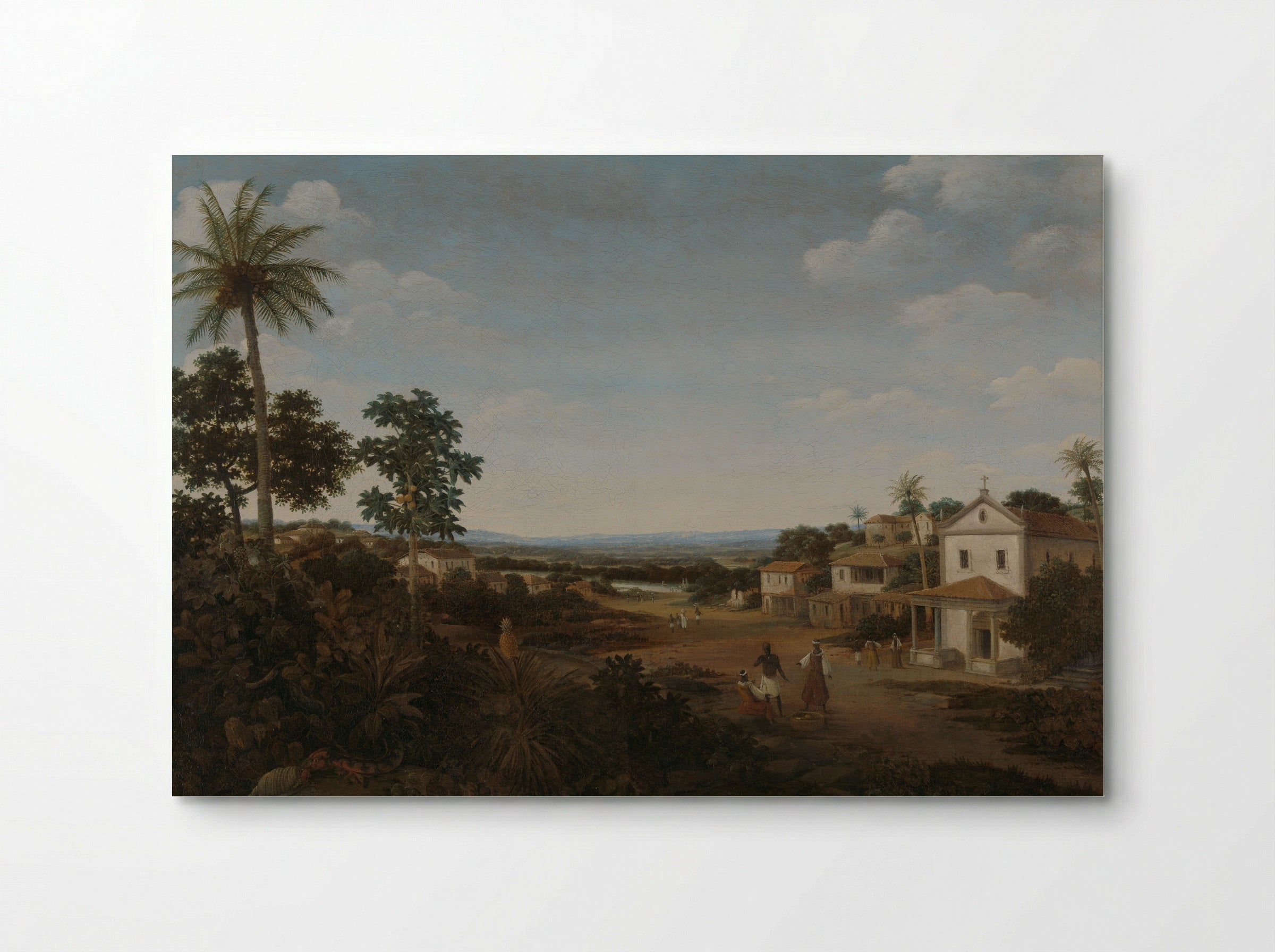 Landschap in Brazilië - Frans Jansz. Post - Poster
