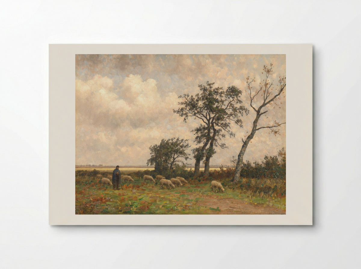 Landschap in Drenthe - Alphonse Stengelin - Poster