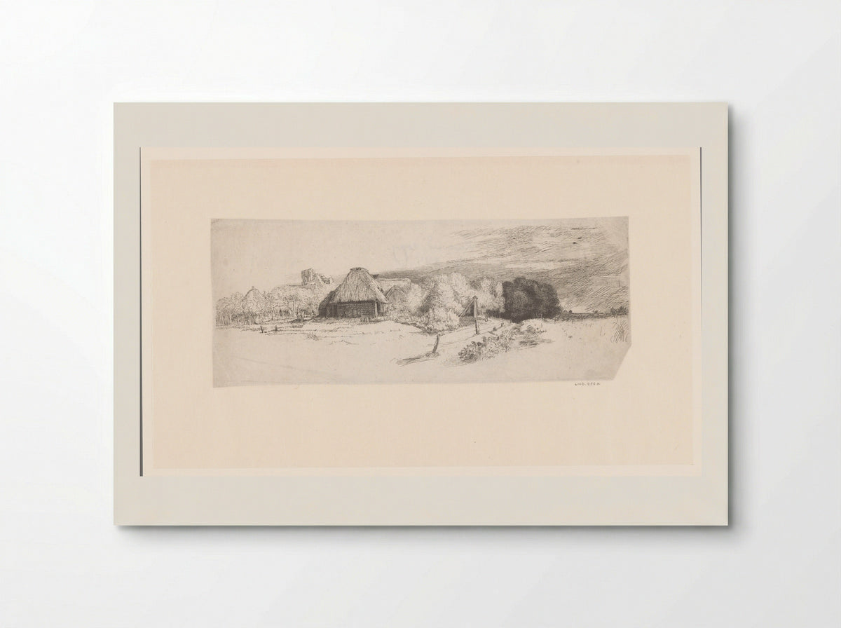 Landschap met boerderij en Het Huis met het Torentje - John Smith of Chichester - Poster