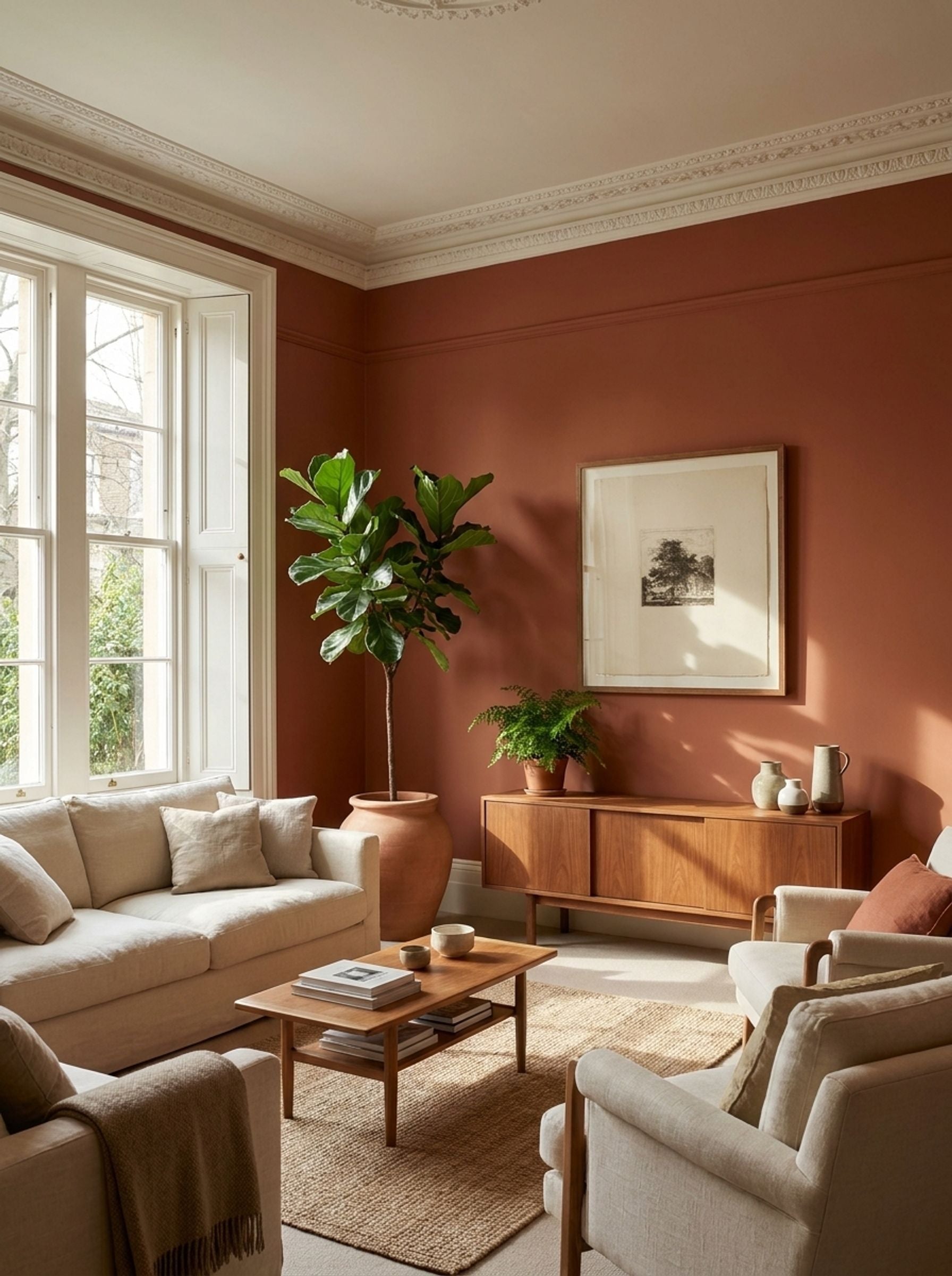 Landschap met huis en visser in een boot - Hermanus van Brussel - Lifestyle