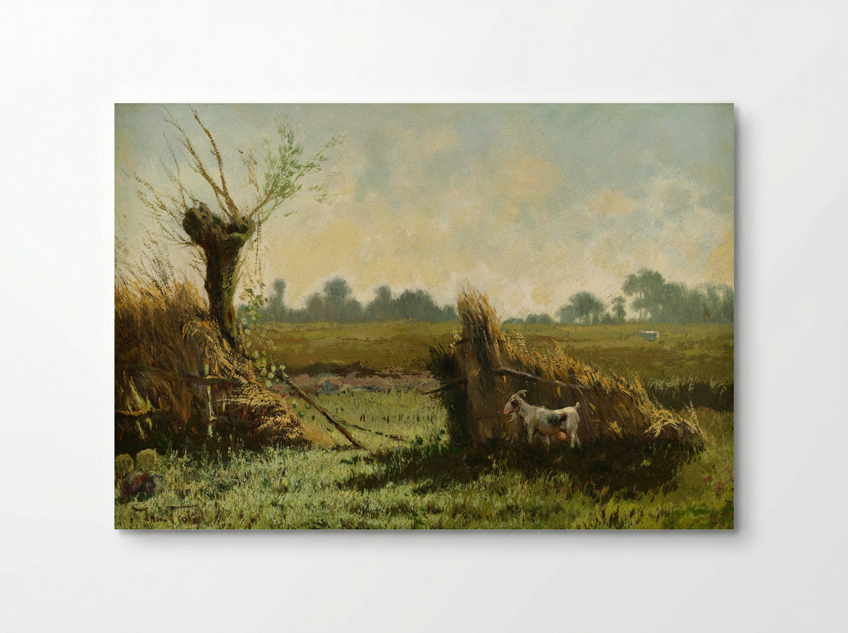 Landschap met koeien bij een water - Jan Vrolijk - Poster