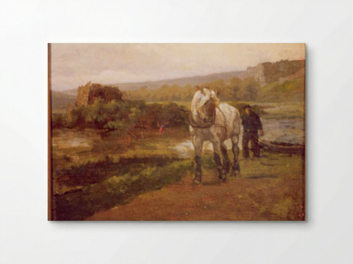 Landschap met twee ruiters - Cornelis Albertus Johannes Schermer - Poster