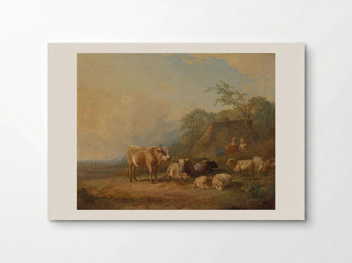 Landschap met vee - James de Rijk - Poster
