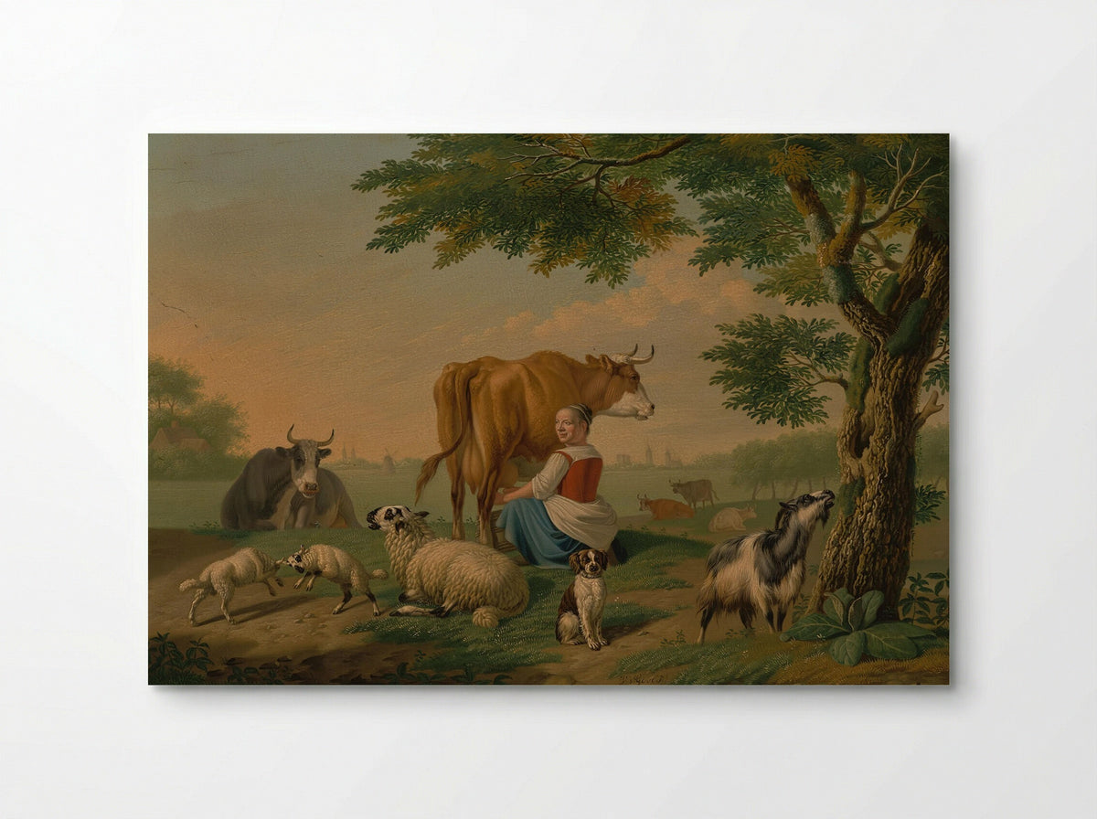 Landschap met vee - Jan van Gool - Poster