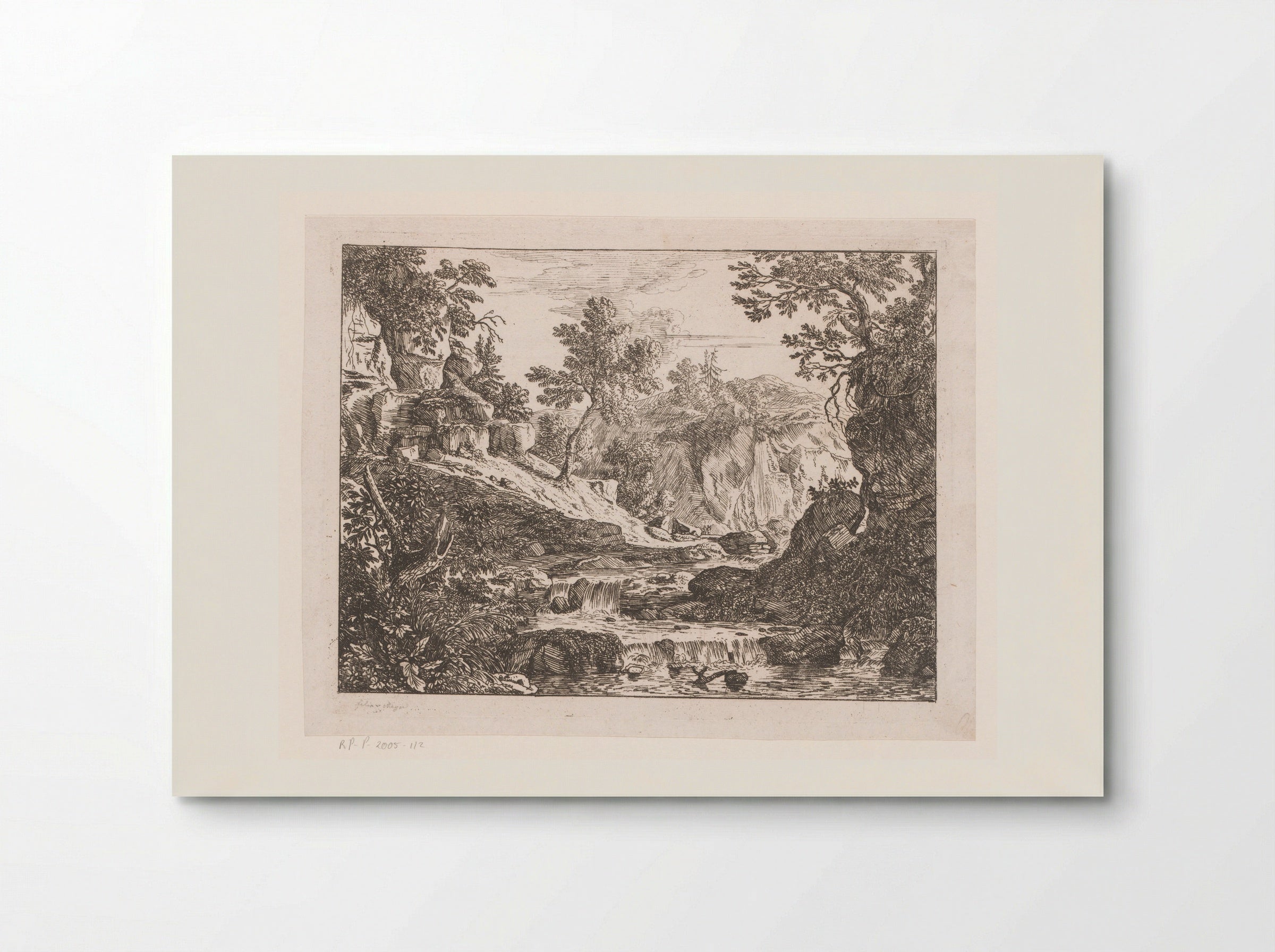 Landschap met watervallen - Felix Meyer - Poster
