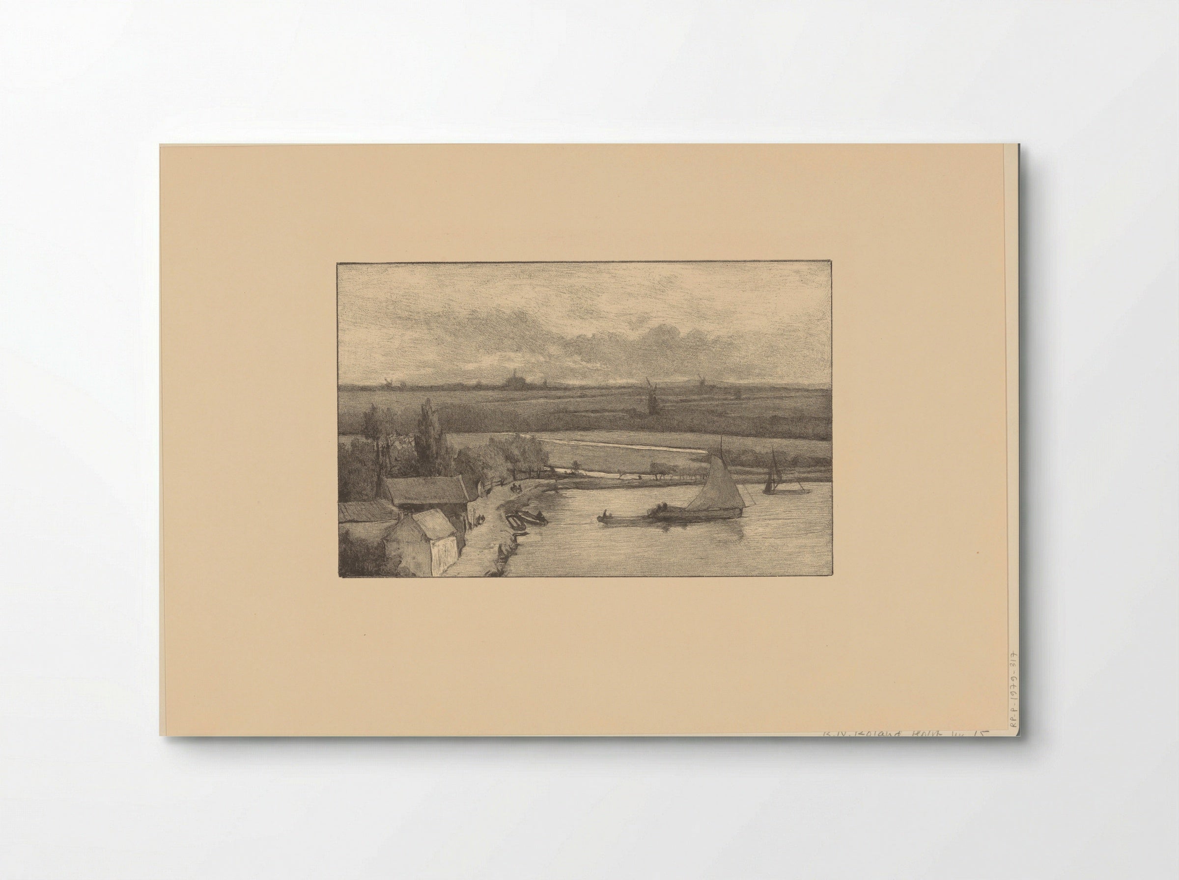 Landschap met zeilschepen op het water - Richard Nicolaüs Roland Holst - Poster