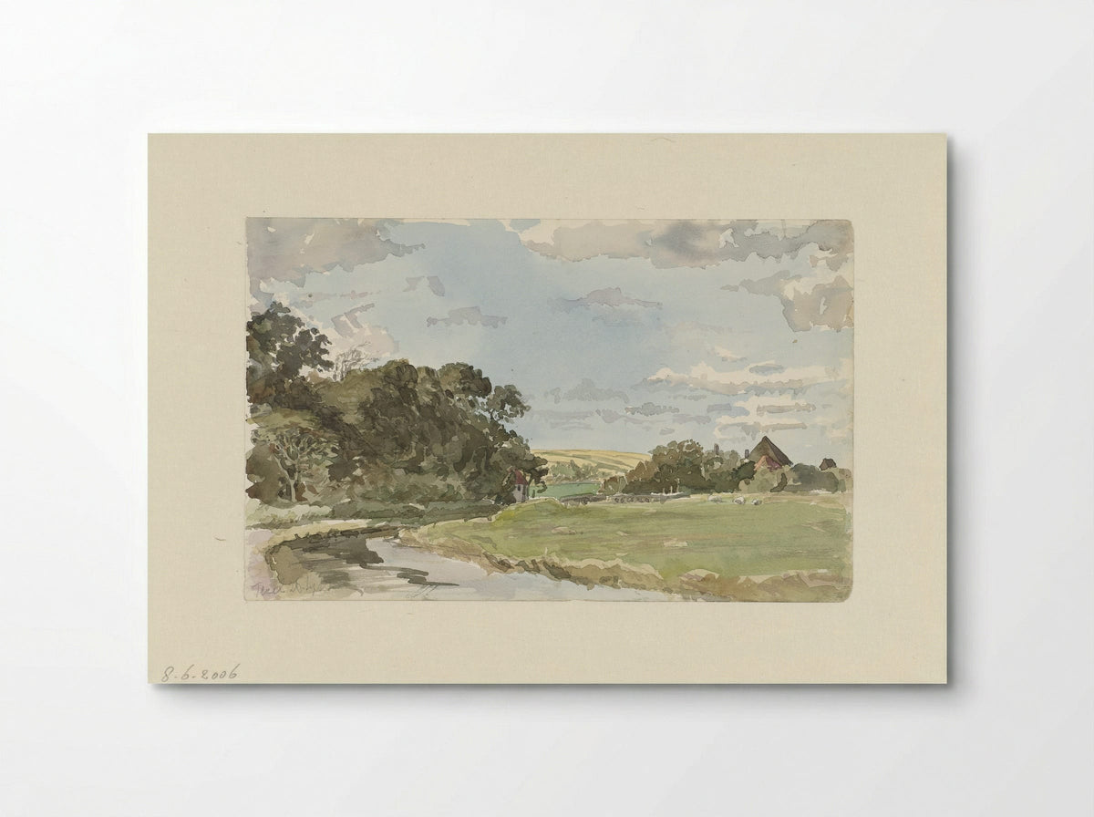 Landschap op Texel - Jan Hoynck van Papendrecht - Poster