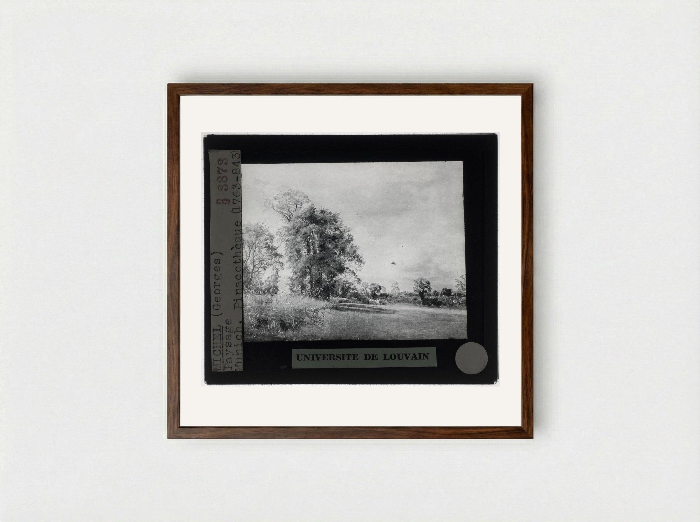Landschap - Georges Michel - Framed Print Dark Wood