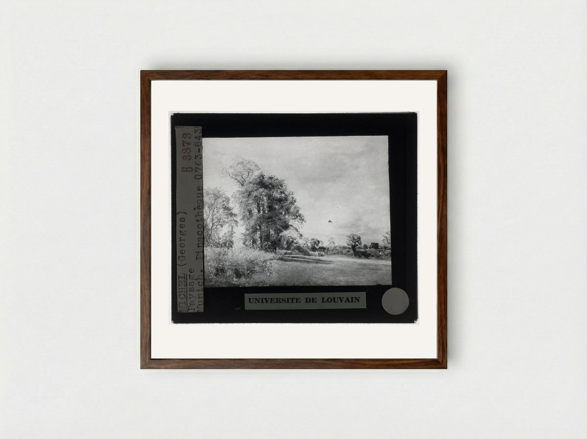 Landschap - Georges Michel - Framed Print Dark Wood