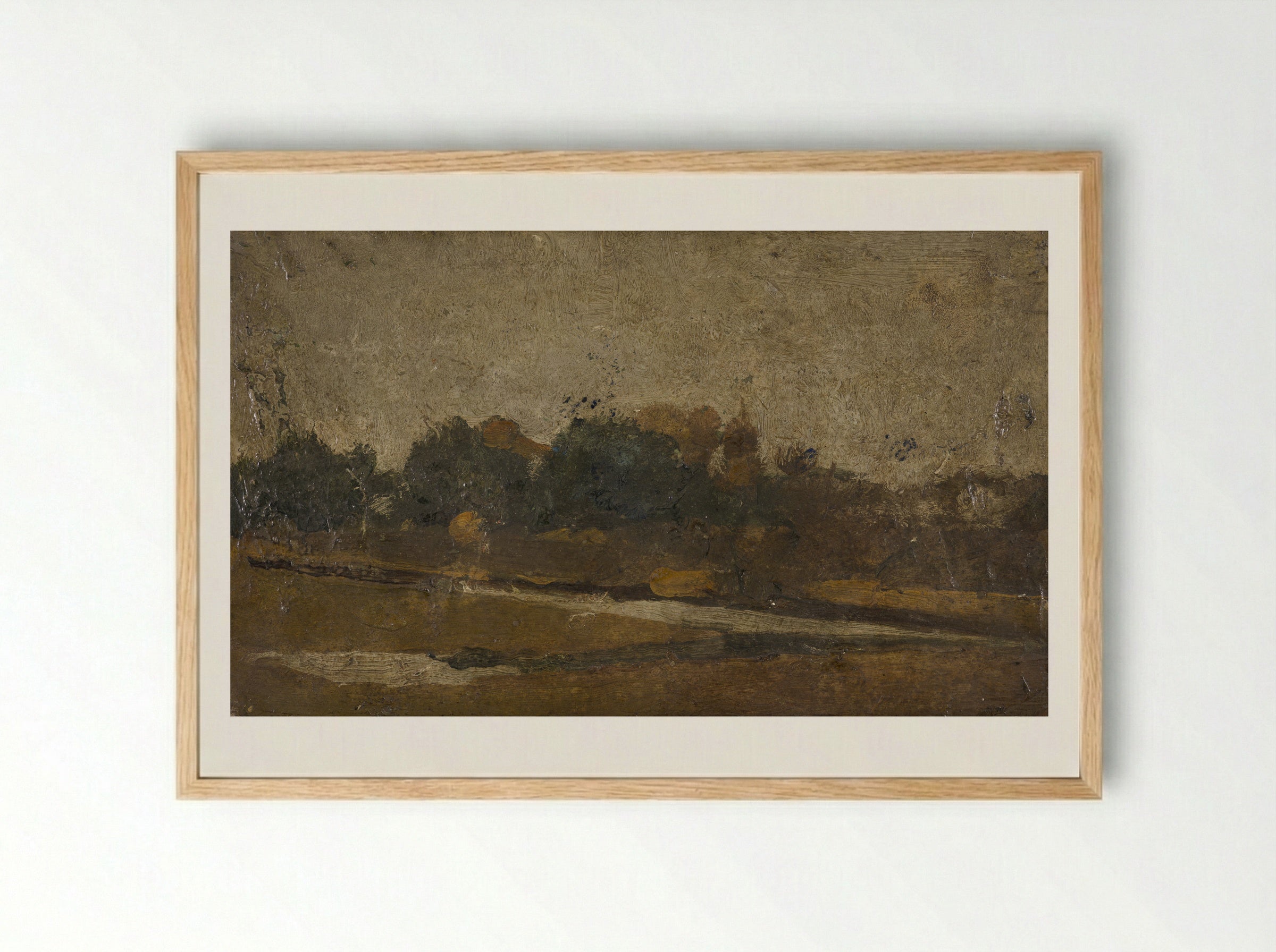 Landschap - Willem Witsen - Framed Print Wood