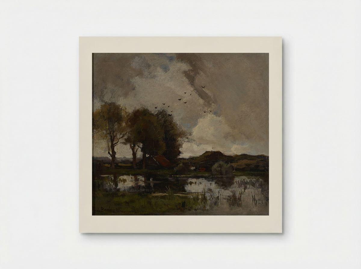 Landschap - Théophile de Bock - Poster