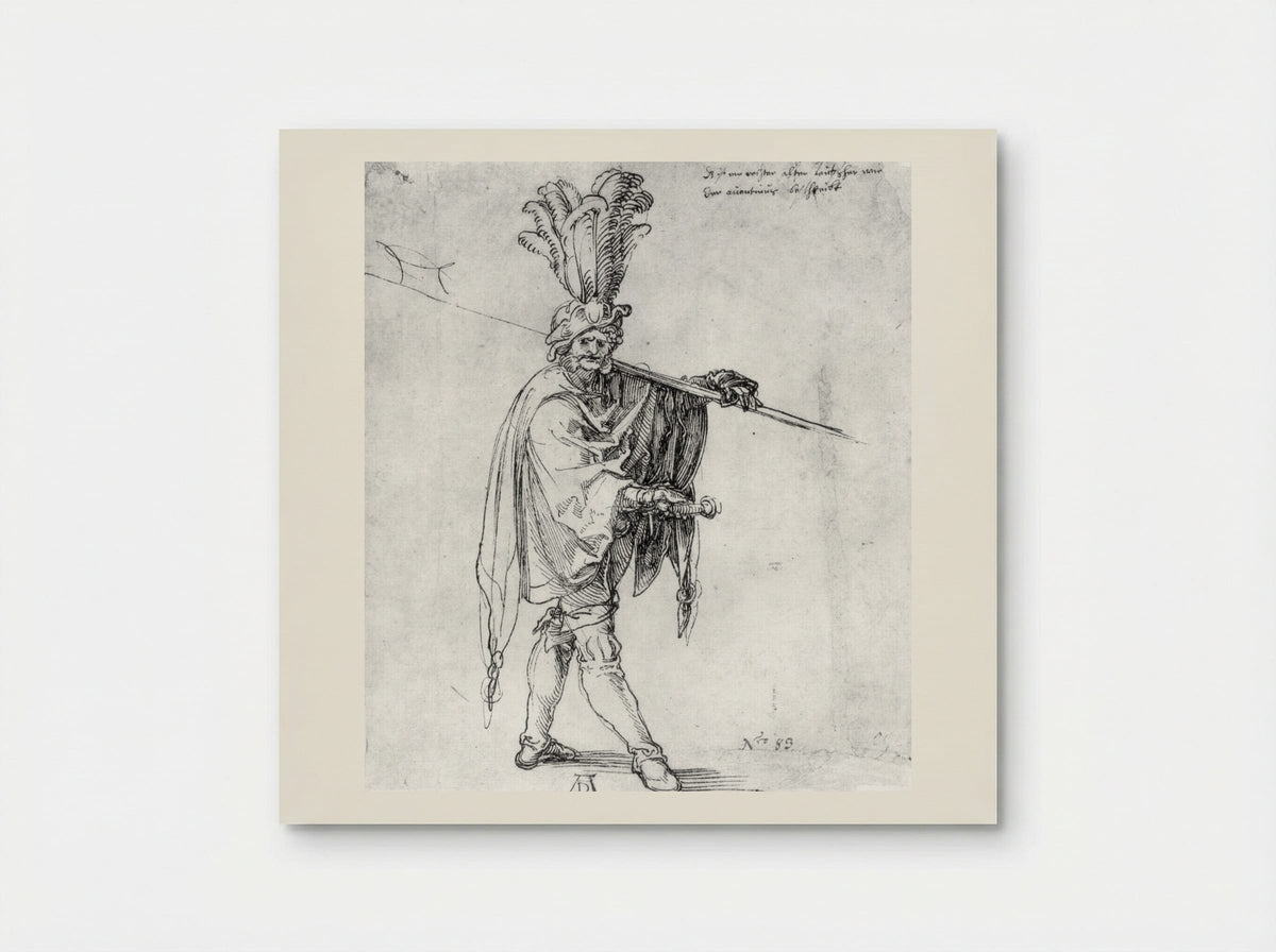 Landsknecht - Albrecht Dürer - Poster