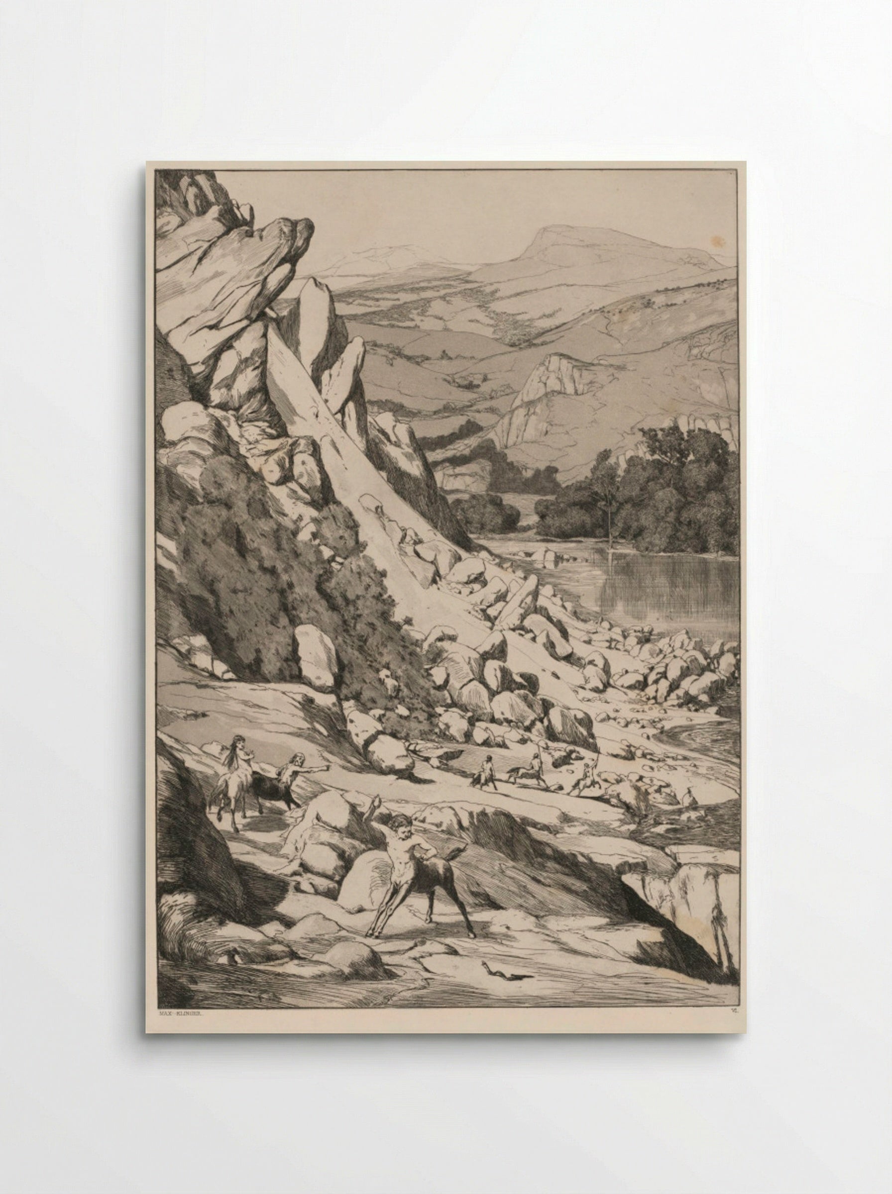 Landslide (Opus IV, 6) - Max Klinger - Poster