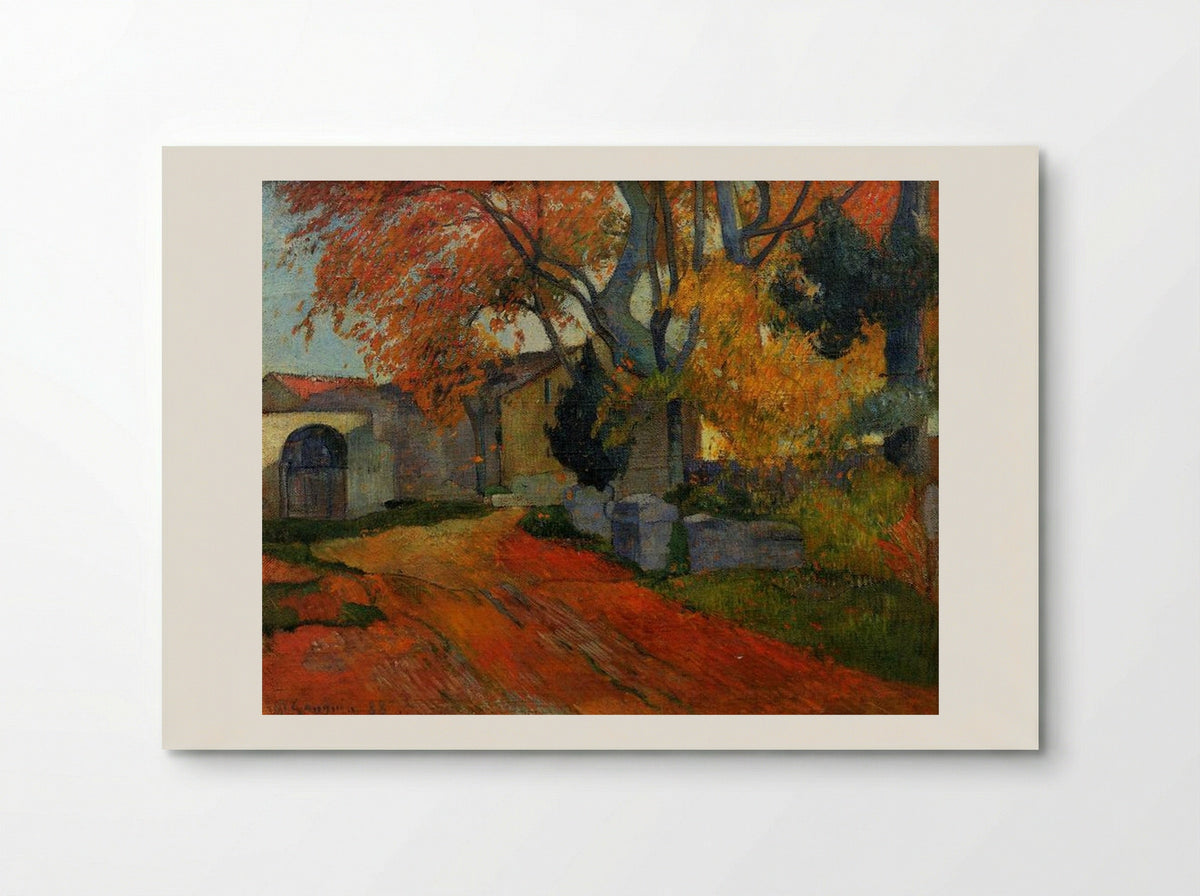 Lane at Les Alyscamps, Arles - Paul Gauguin - Poster