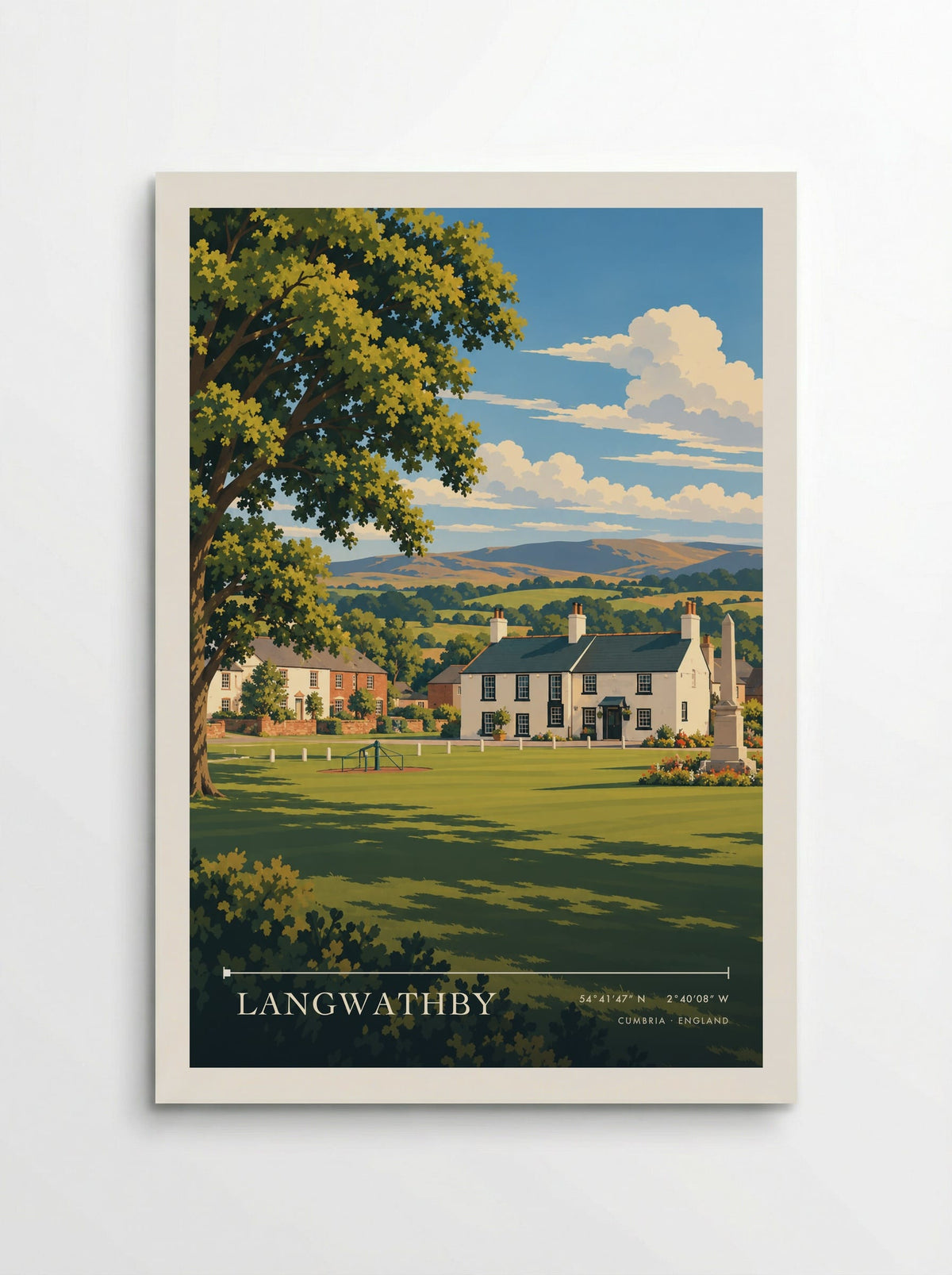Langwathby, Cumbria | Travel Poster - Poster