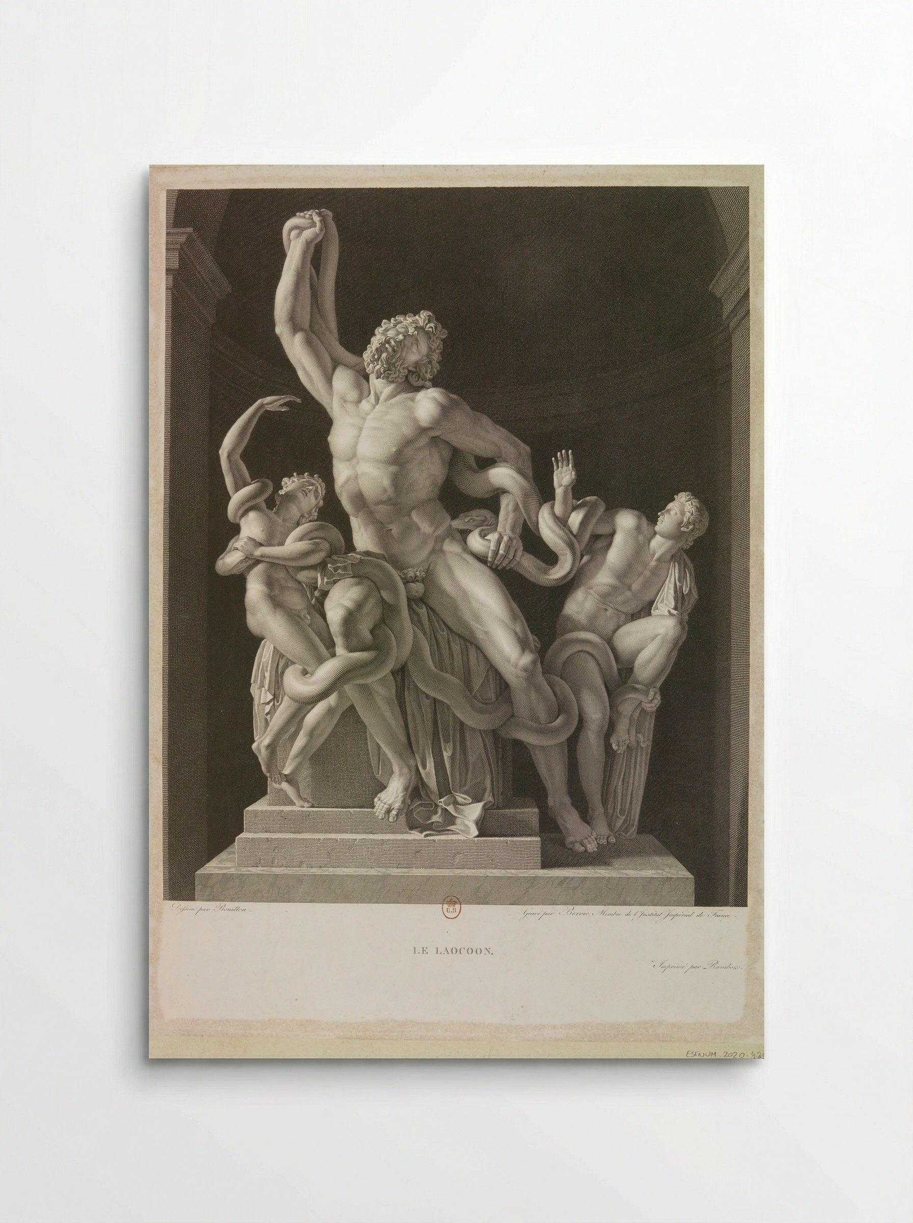 Laocoön - Charles Clément Bervic - Poster
