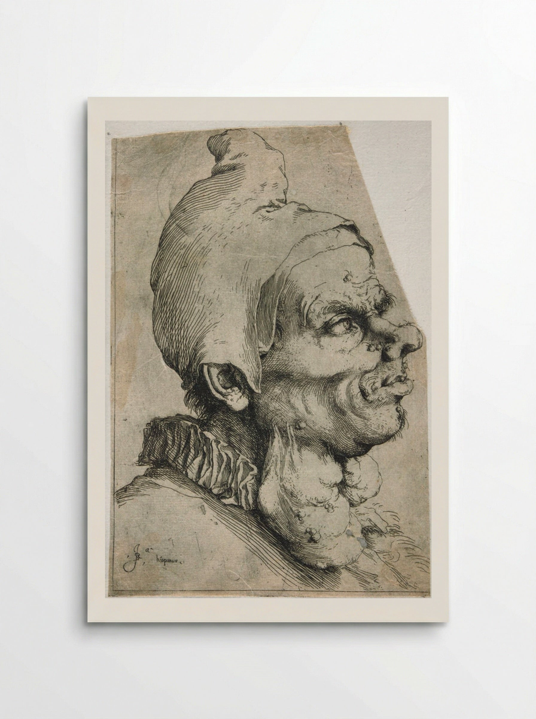 Large Grotesque Head - Jusepe de Ribera - Poster