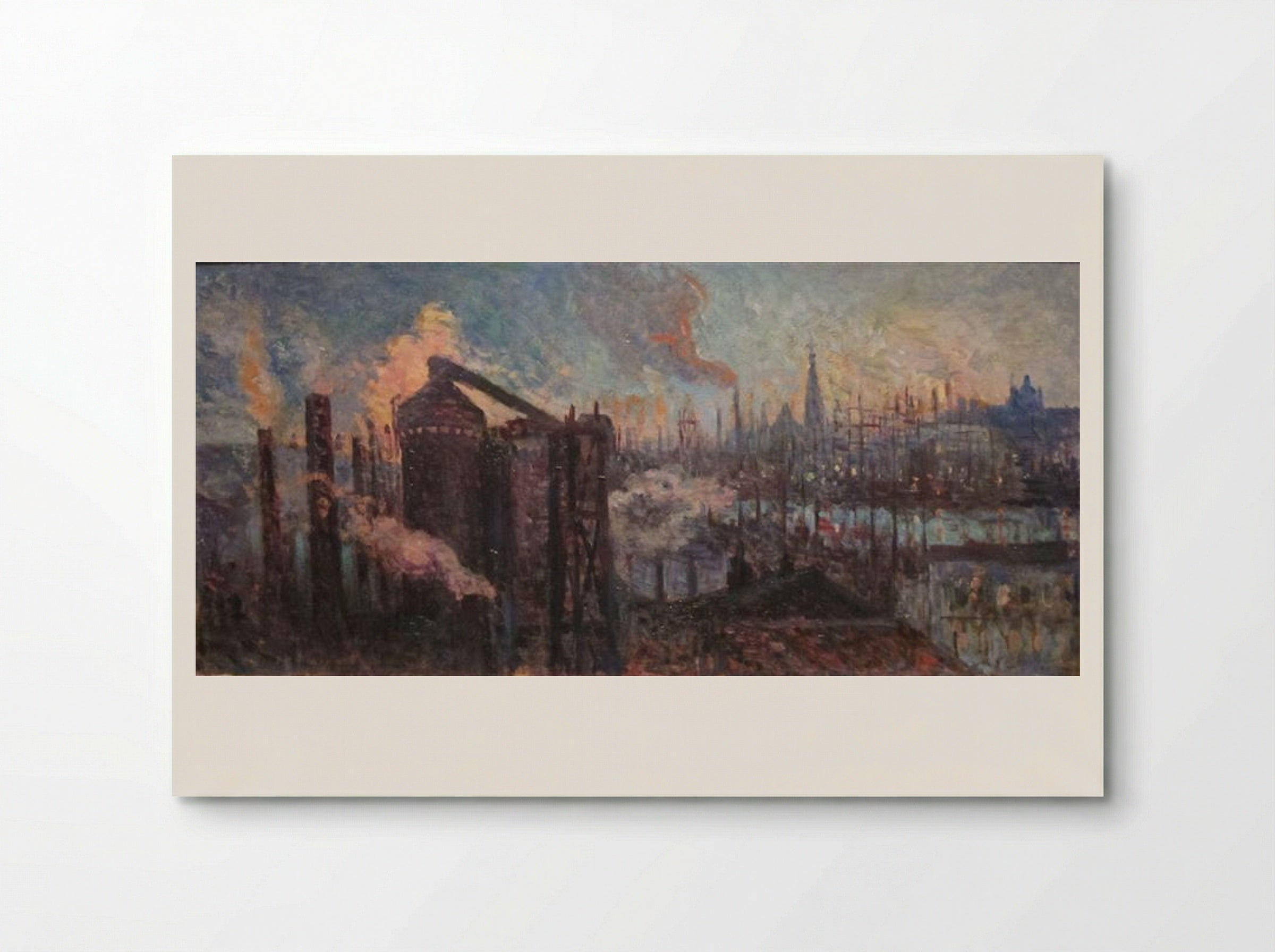 Large Industrial City - Maximilien Luce - Poster