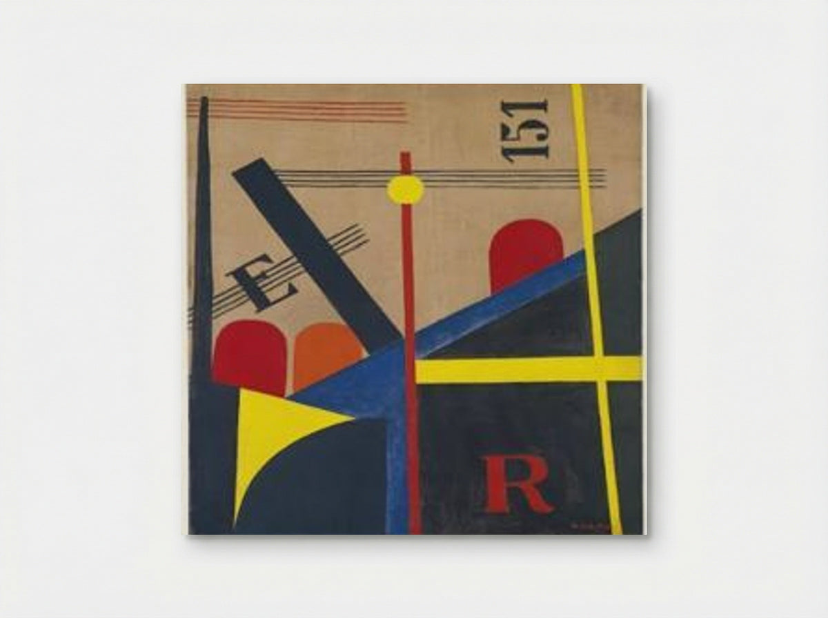 Large Painting of the Railroad - László Moholy-Nagy - Poster