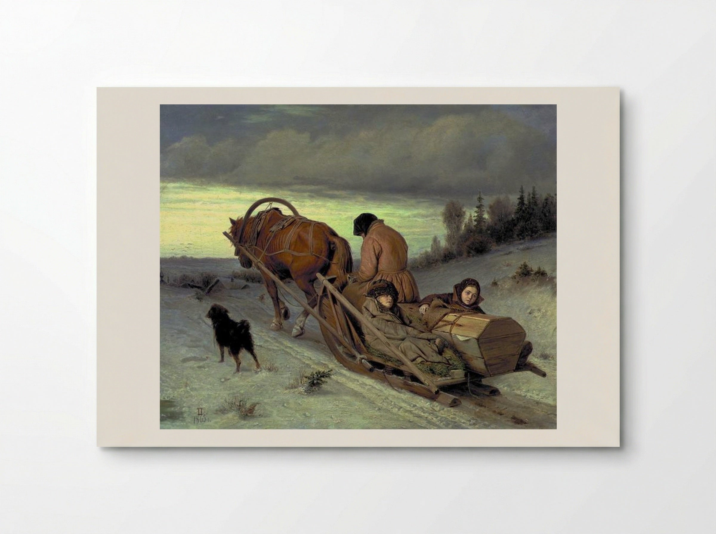Last Journey - Vasily Perov - Poster