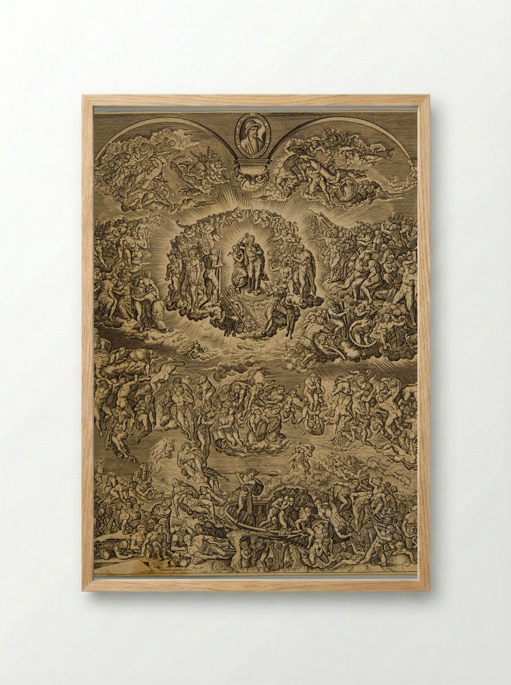 Last Judgment - Léonard Gaultier - Framed Print Wood